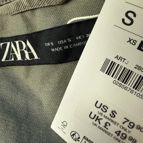 Zara Green Utility Jacket NWT - Image 4