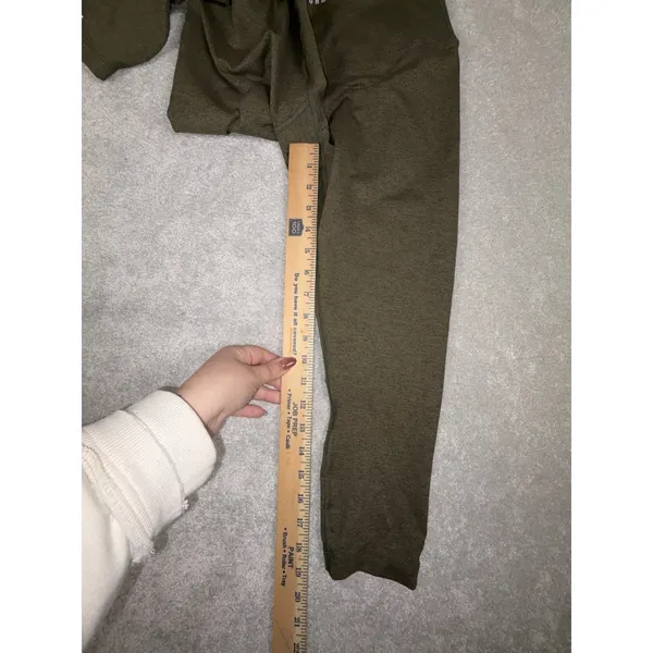 No Bull Army Olive Green pants‎ Women's Small Athletic Workout Athleisure Yoga - Image 6