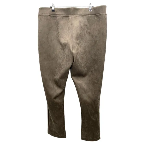 Andrew Marc Women's Stretch‎ Faux Suede Super Soft Pull On Pants XL Boho Western - Image 5