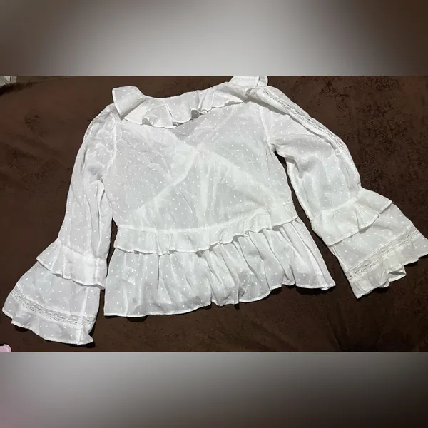 American Eagle Outfitters Blush Glitter Fabric - Image 4