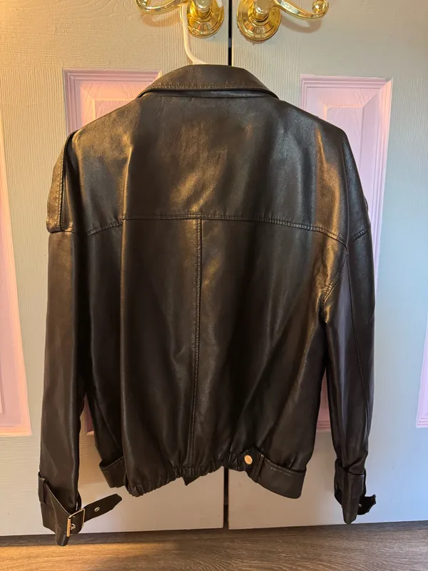 Missguided Faux Leather Jacket - Image 3