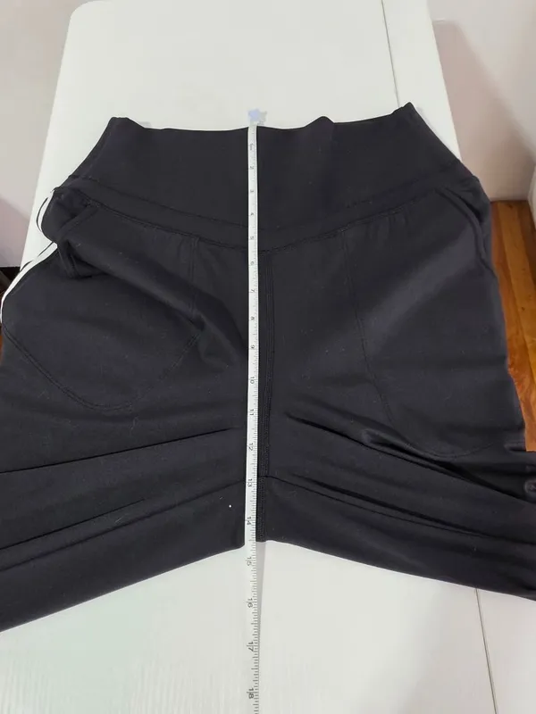Halara UltraSculpt H W Color Block Stripes Yoga Baggy Pants - Black - Size S /P - Image 6