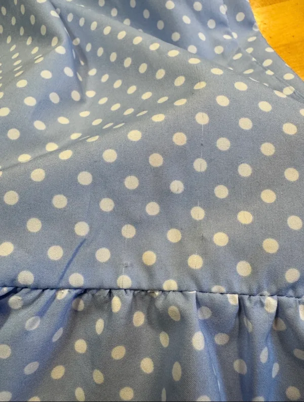 Superdown Revolve Mayra Blue Polka Dot Ruffle Mini Dress - Image 7