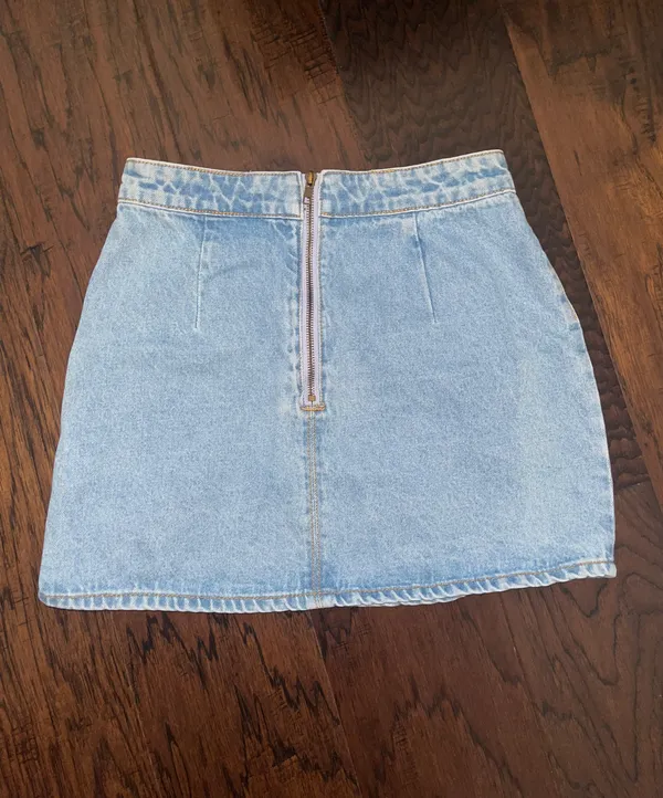 Princess Polly Denim Skirt - Image 4