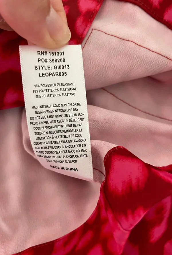 Good American Red Satin Pjs In Leopard - Image 14