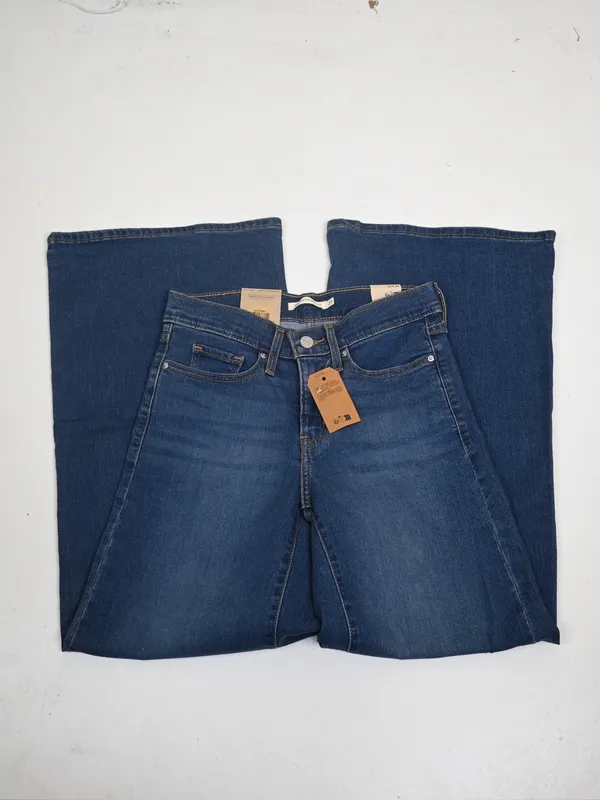 Levi's Women's 318 Shaping Wide Leg Jean NEW 25X30 - Image 4