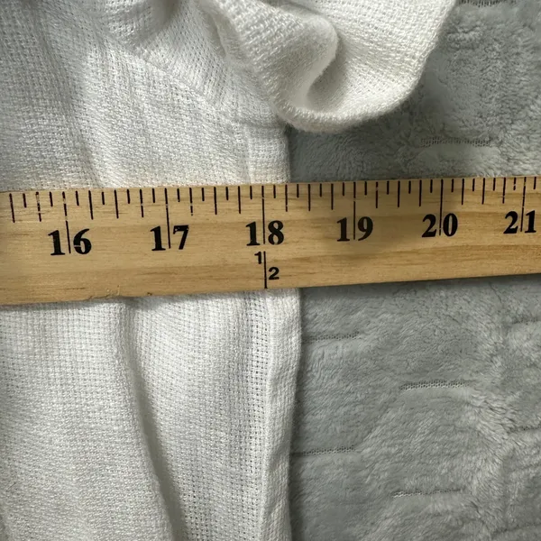 Faherty Gemina Pintuck Dress 100%‎ Linen White Coastal Boho Cottagecore Women XS - Image 6