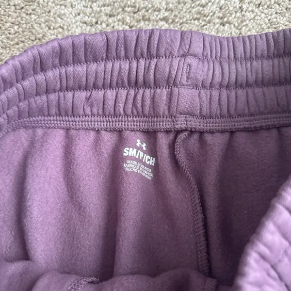 Purple Under Armour sweatpants  - Image 4