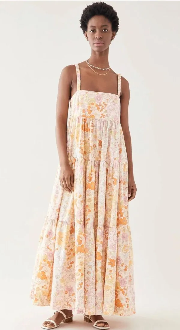 Free People Floral Maxi Sun Dress - Image 7