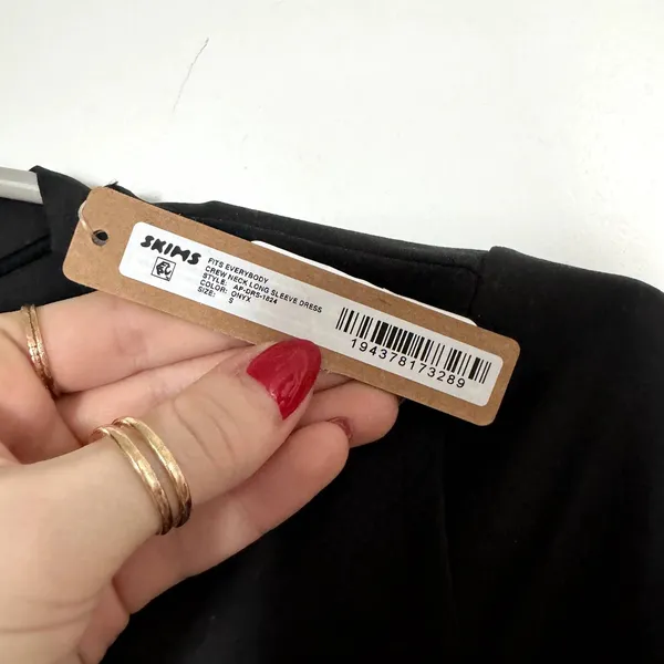 SKIMS NWT Fits Everybody Longsleeve Maxi Dress - Image 4