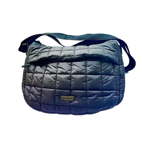 Reebok Savannah Quilted Crossbody Bag, Black - Image 2