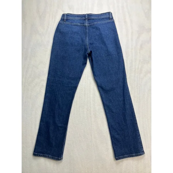 Reformation Jeans Julianna Zip‎ Mid Rise Straight Leg Jeans 26 Organic Cotton - Image 9