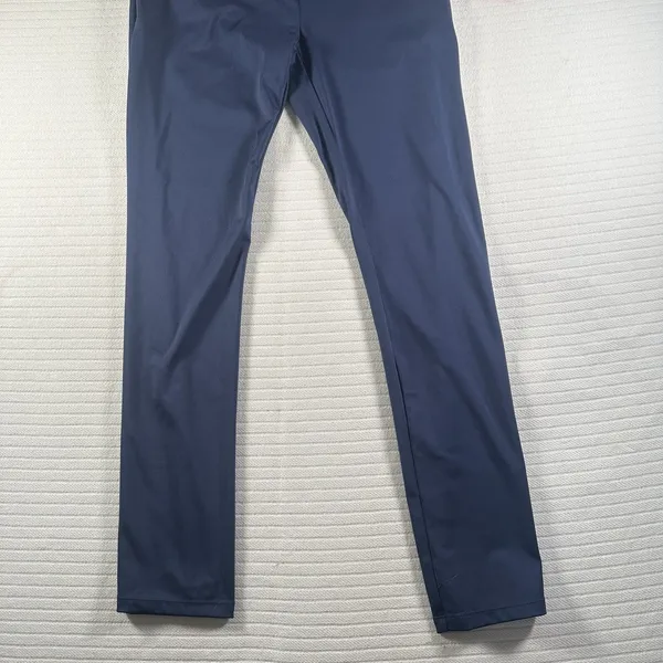 Women’s XL Navy Blue Athletic Leggings Stretch Pull On Activewear Pants - Image 2