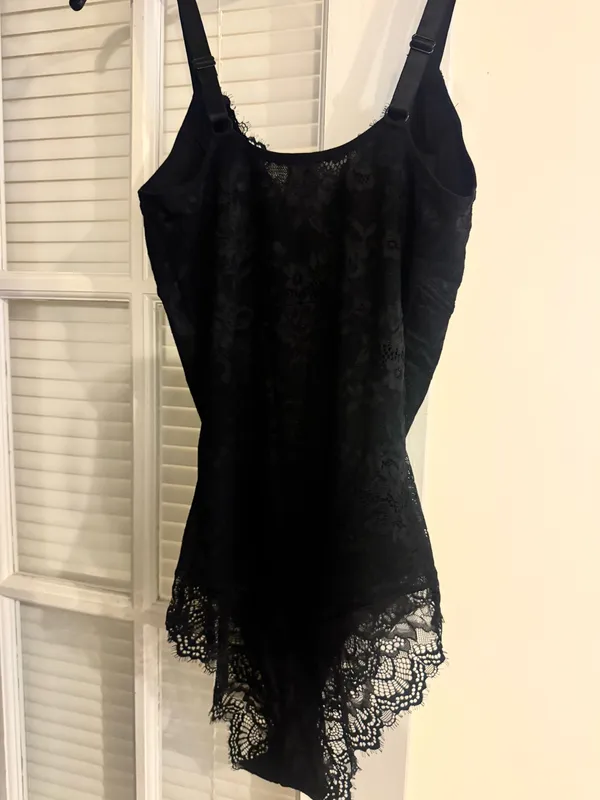 Lace Bodyshaper Bodysuit Black Size M - Image 6