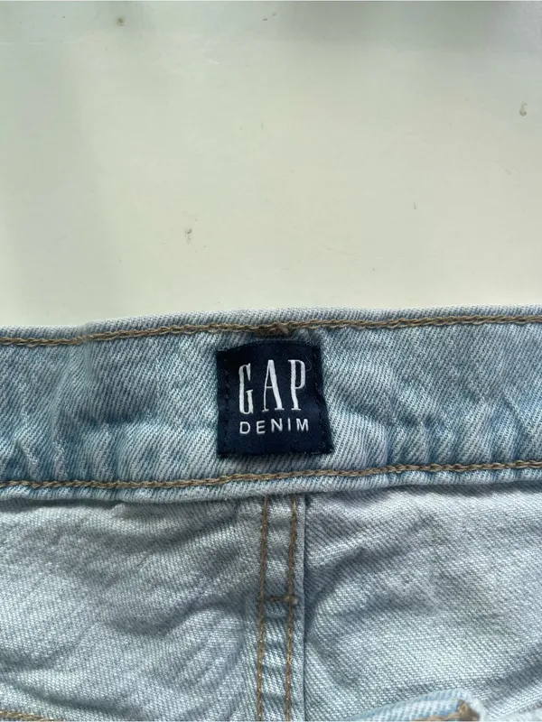 GAP Light Blue Distressed Denim Cutoff Shorts - Women's - Image 3