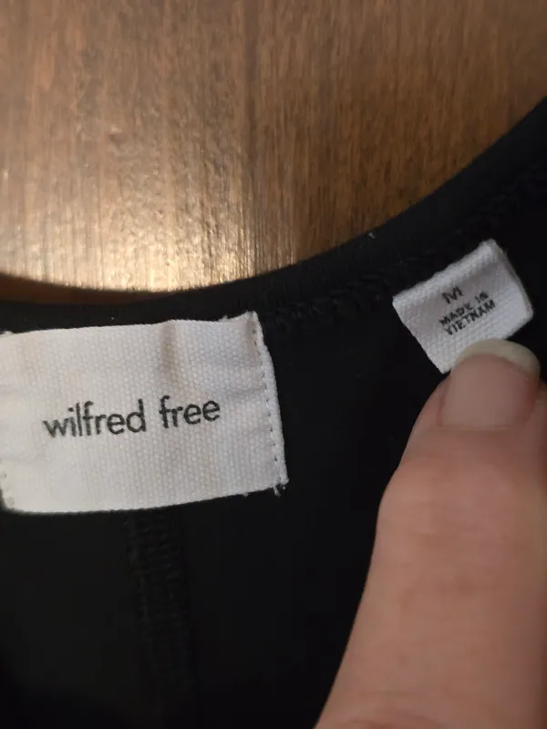 O Wilfred Free Black Seamless Stretch Romper Medium - Image 4