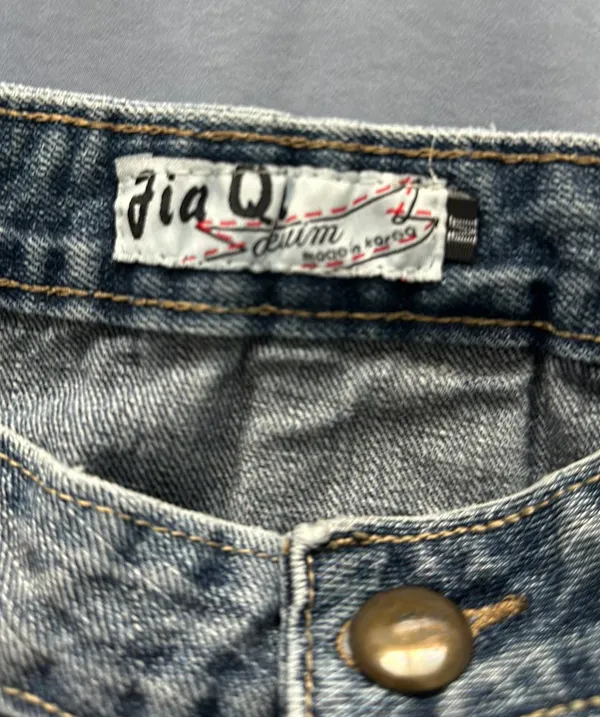 jia qi denim mini skirt vintage y2k - Image 3