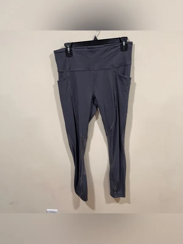 Lululemon In Movement 7/8 Tight Everlux Legging Dark Shadow Gray size 10 - Image 3