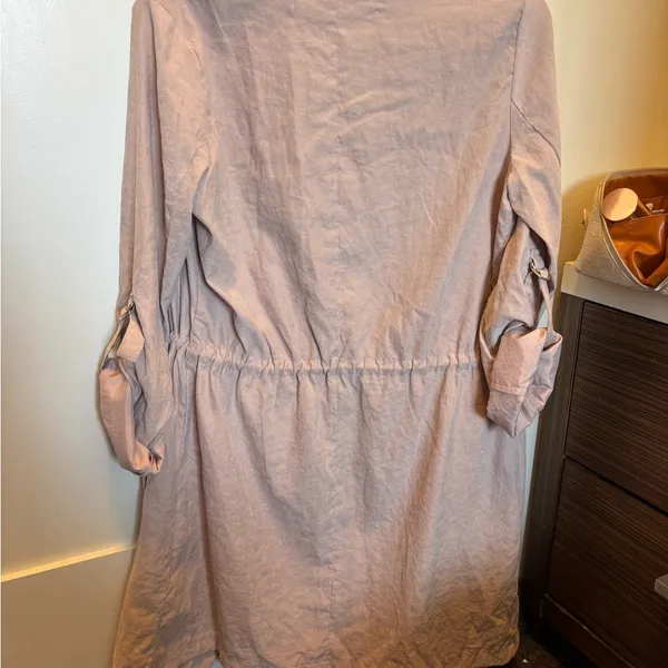 Zara Women's Light Pink Open Front Jacket - Image 8