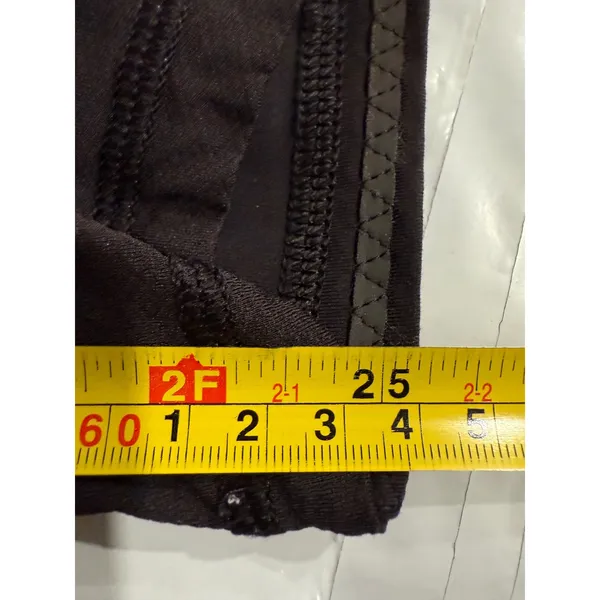 Lululemon Black Running Crop‎ Leggings Womens Size 4 Activewear Athletic - Image 7