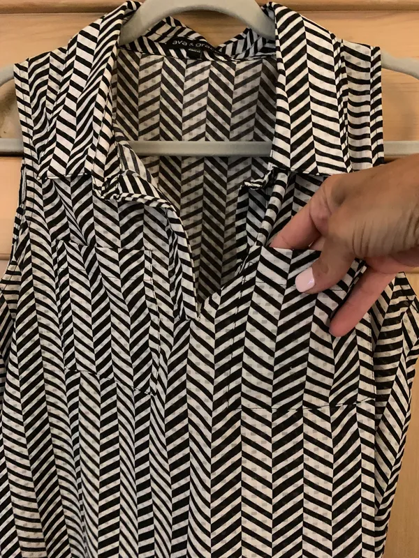 Black And White Dress Shirt - Image 3