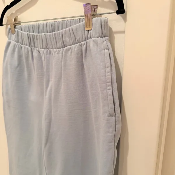 John Galt Light Blue Rosa Sweatpants One Size Women's Jogger Pants Elastic Waist - Image 6