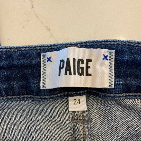 Paige Colette‎ Crop Flare Jeans in Mai Tai size 24 - Image 7