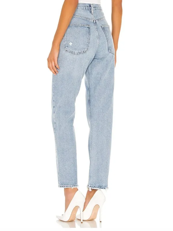 Agolde 90's Mid Rise Loose Fit Jeans in Snapshot - Image 2
