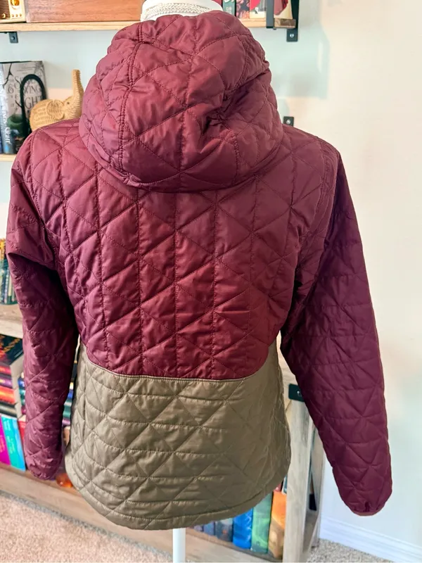 LL Bean Quilted Hooded Pullover Jacket - Image 3