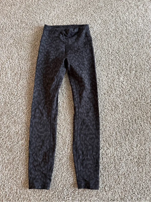 Lululemon Wunder Train High-Rise Tight 25" Formation Camo Deep Coal Multi SZ 4 - Image 6