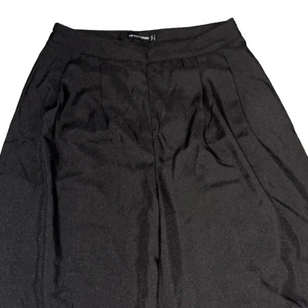 PrettyLittleThing Woven Pleated Front Wide Leg Pants - Image 5