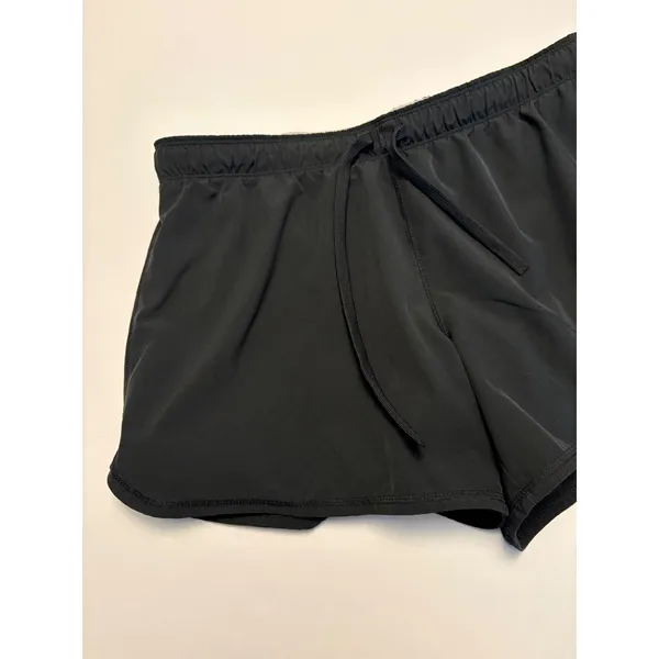 Nike Running Short Women Medium Black Dri-FIT Just Do It Waistband 3 Inch Inseam - Image 3
