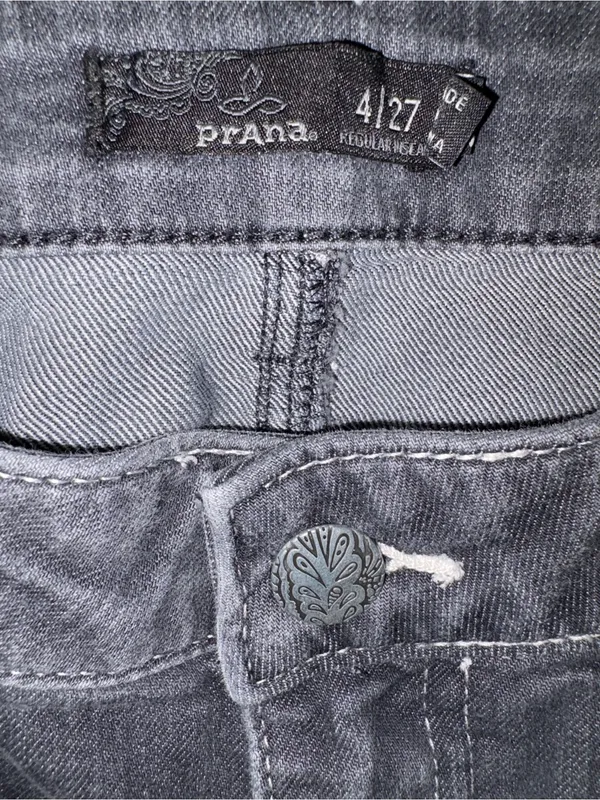 Prana Black Skinny Jeans - Sleek Stretch Denim - Image 2