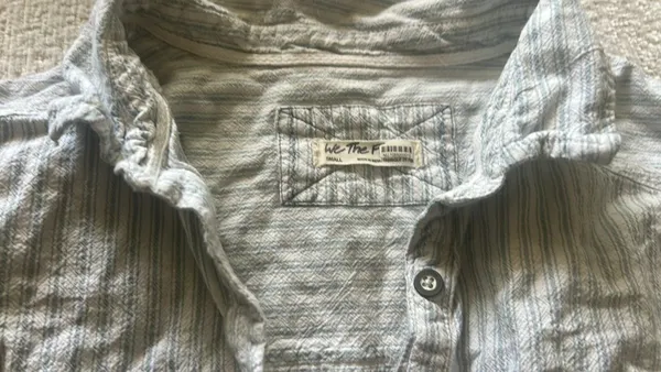 We the free cropped button down - Image 2
