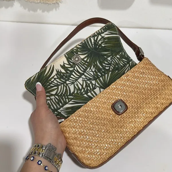 Liz claiborne wicker shoulder purse EUC - Image 7