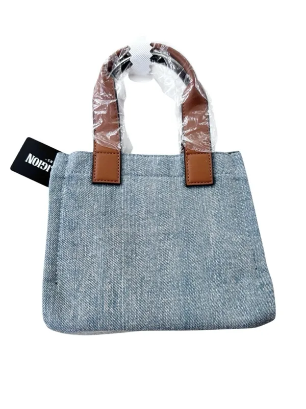 NWT True Religion Denim Mini Tote Bag Y2K Crossbody Bag Blue - Image 8