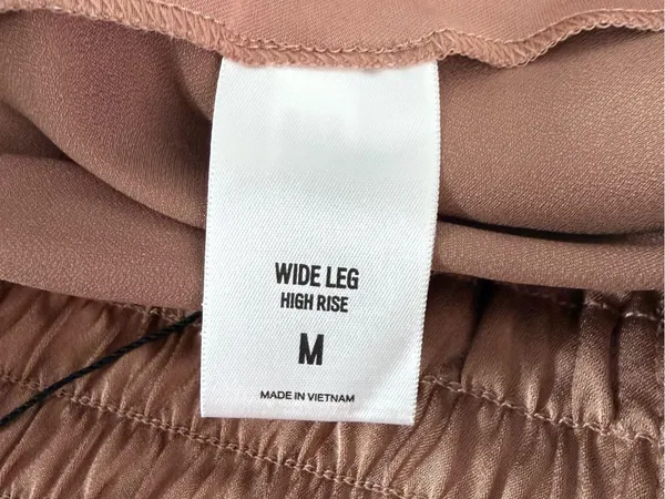 Express Wide Leg High Rise Pull-On Pants Size Medium Brown NWT - Image 4
