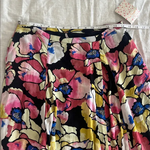 NWT‎ Free People Maxi Skirt Side Slit Flowy Size 8 - Image 9