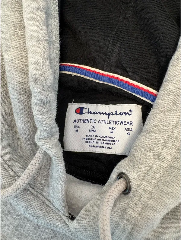 Champion Sweatshirt Grey Hoodie - Image 2