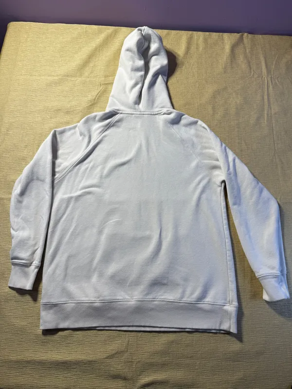 The North Face Half Dome Hoodie Women L White Pullover Logo Sweatshirt - Image 15