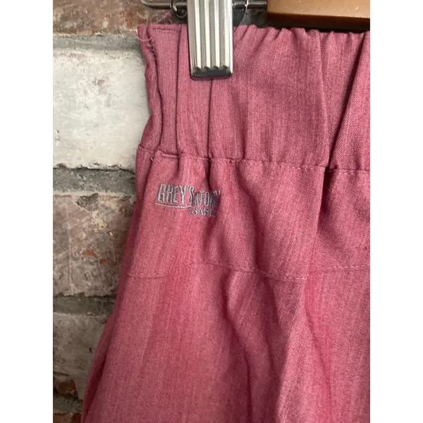 Grey's Anatomy by Barco Signature Women's Drawstring Scrub Pants Mauve Pink XXS - Image 6