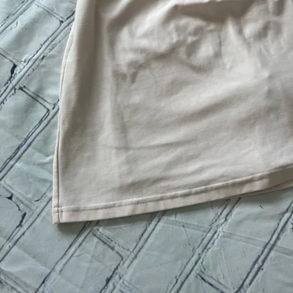 Nike Dri-FIT Peach Beige Tennis Mini Skirt Women’s Small Elastic Waist Athletic - Image 3