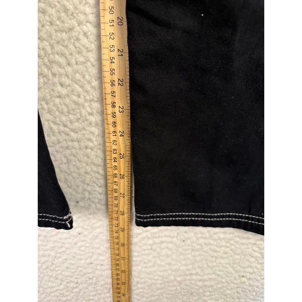 BDG Urban Outfitters Relaxed Skate Jean Black Contrast Stitch Cargo Pants 25 - Image 5