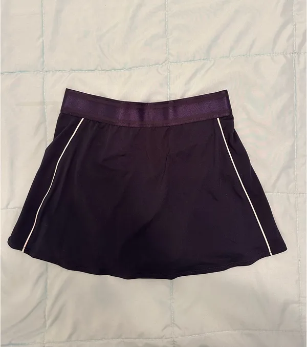 Nike Women’s Court Dri-Fit Navy Blue Tennis Skirt - Image 2