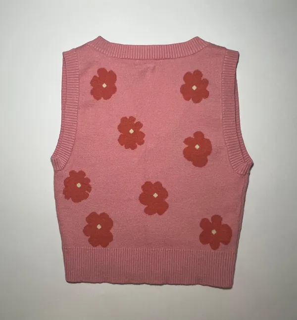 Tilly's Floral Sweater Vest - Image 3