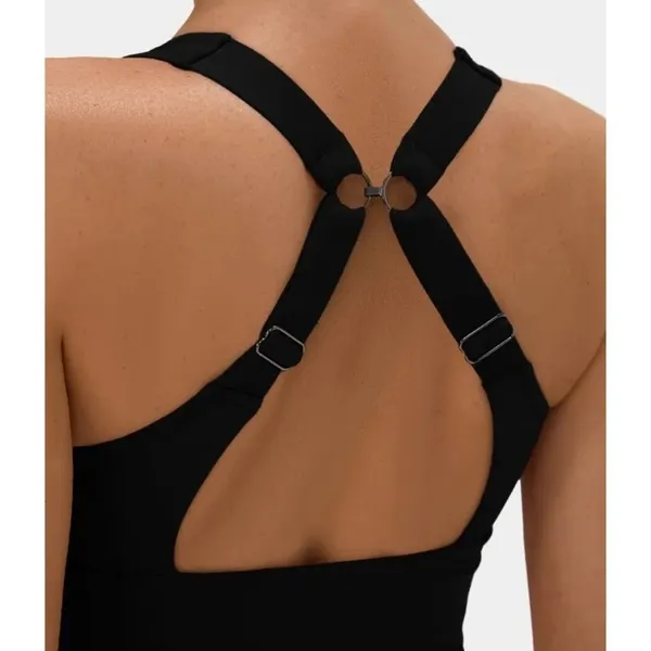 Halara Cloudful Air Adjustable Strap Pocket 2-in-1 Tennis Dress Black S - Image 3