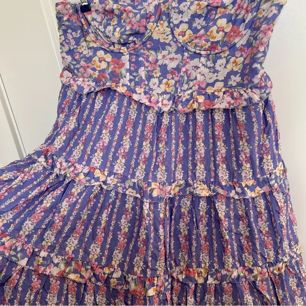 NEW Altar’d State Floral Corset Mini Dress Size Large NWT - Image 3