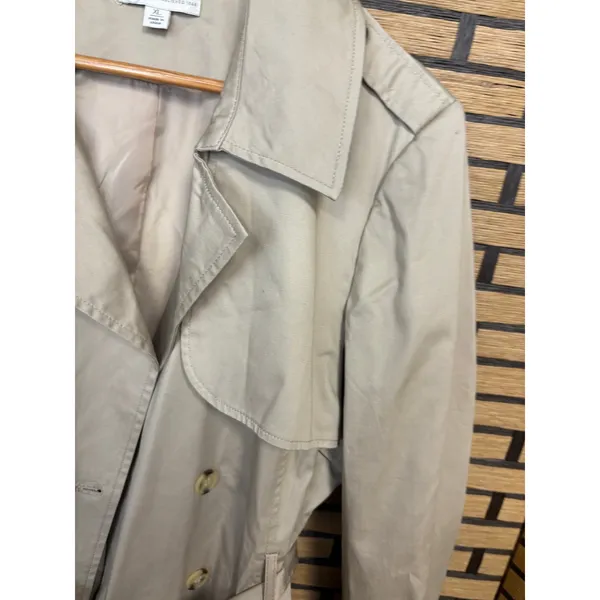 Cato Tan Trench Jacket Size XL‎ - Image 4