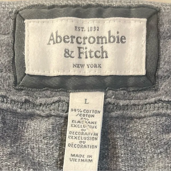 Vintage Y2k Coquette Gyaru Abercrombie and Fitch Micro Mini Skirt Large Grey - Image 4