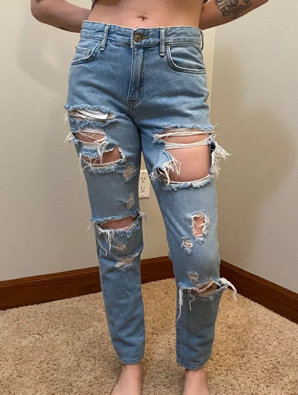 Forever 21 Distressed Jeans - Image 2